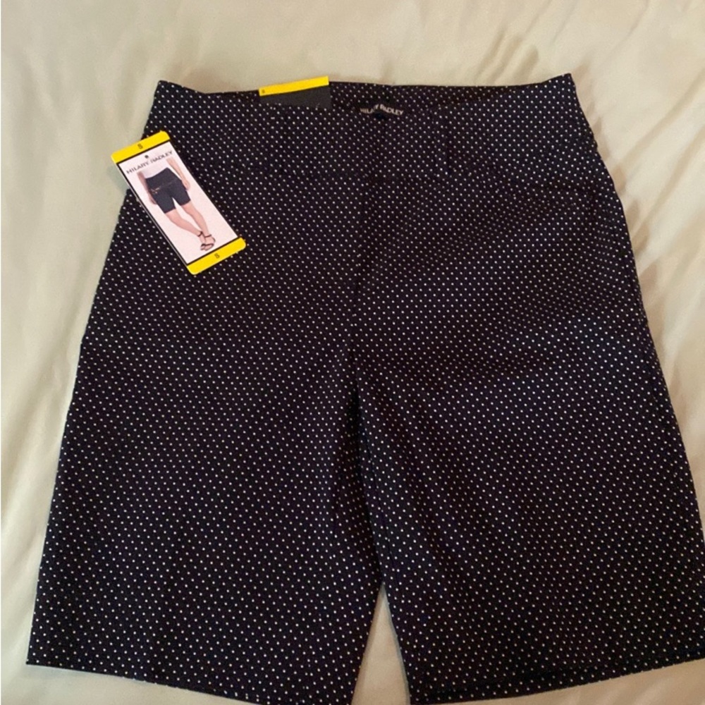 Womens Hilary Radley Pull on Bermuda Shorts